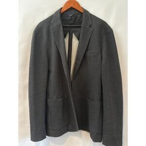Men’s Good Man Dark Grey 100% cotton Lined Blazer Sz XL